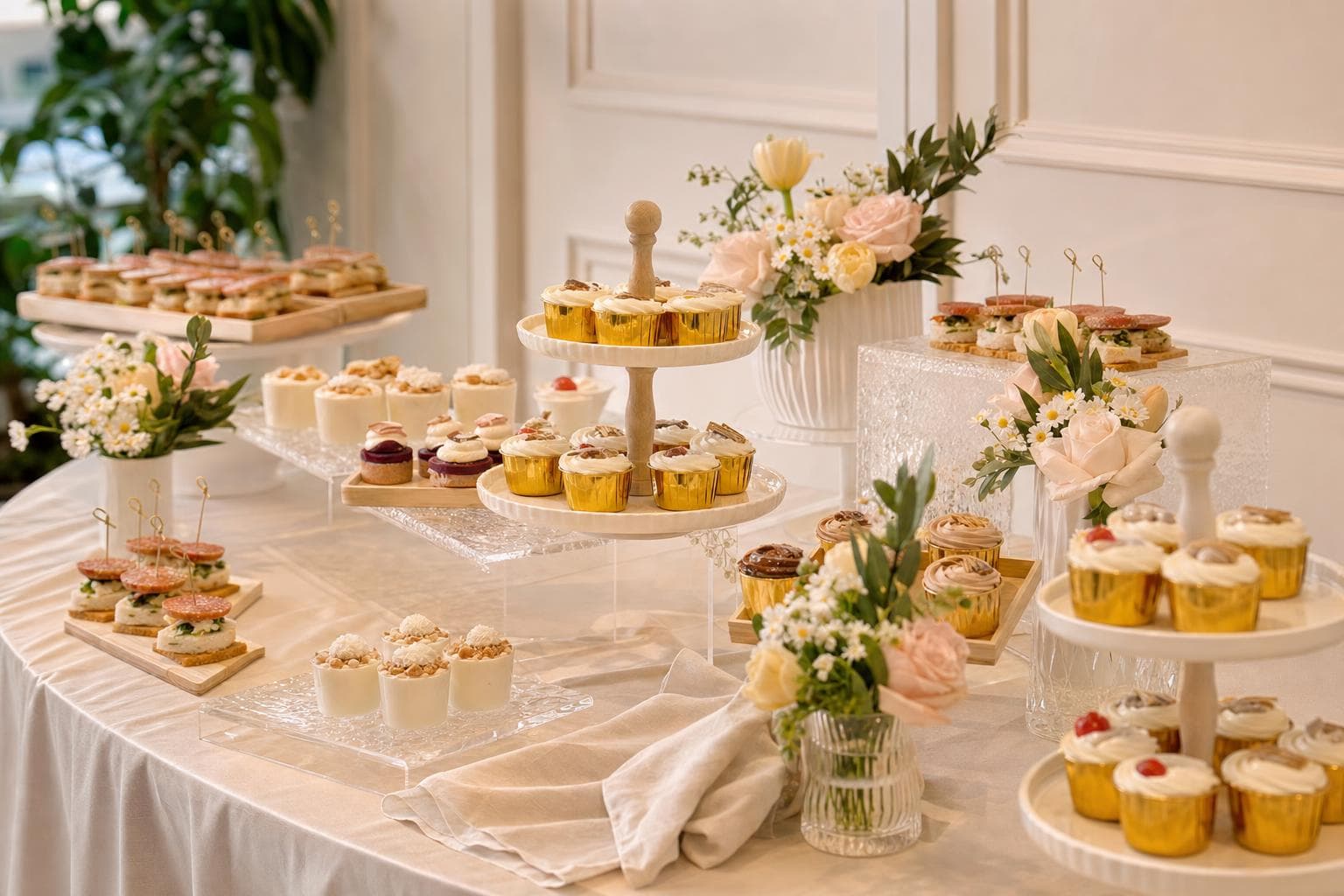 Vava's designer prop library for dessert table styling
