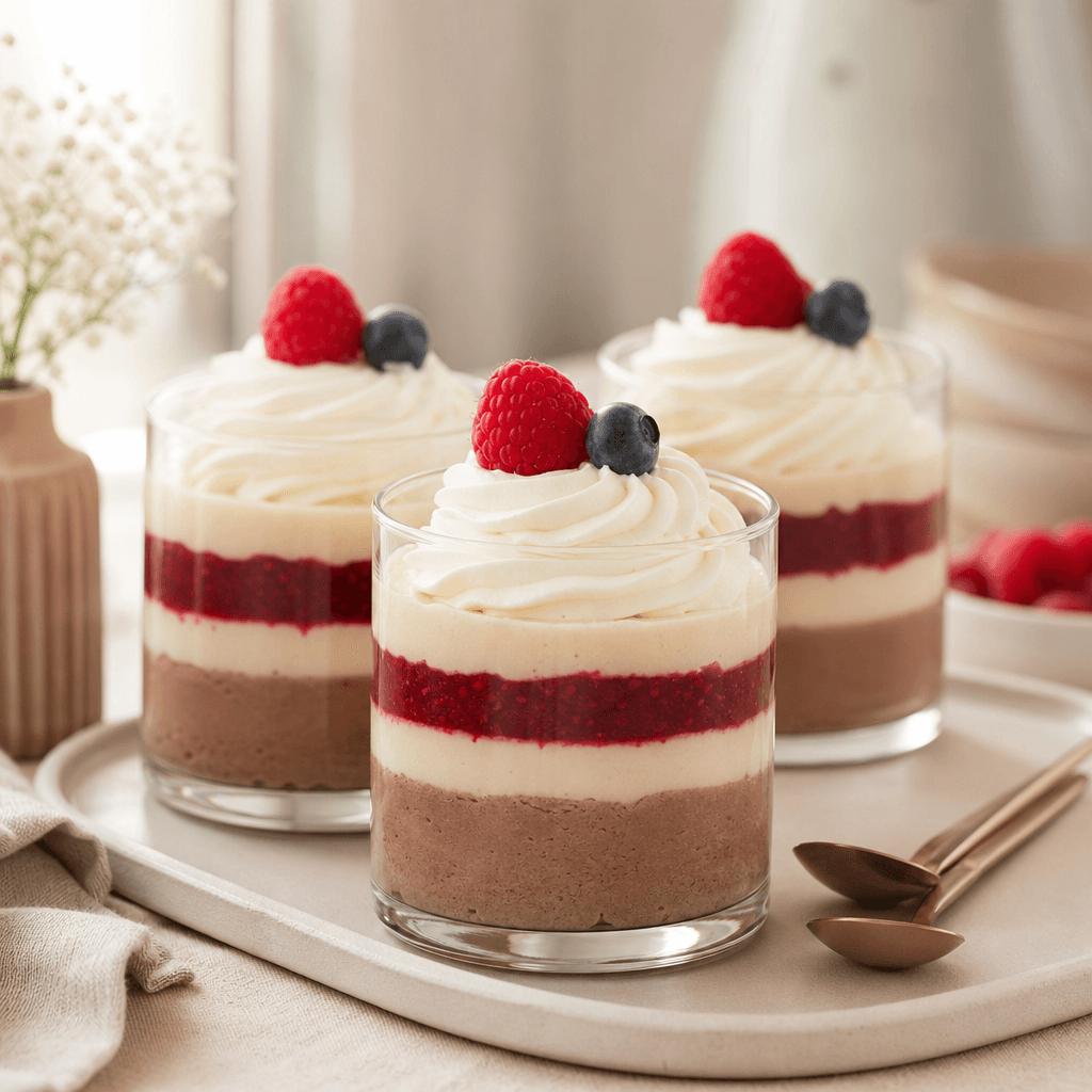 Mousse cups for catering — Vava Dessert Tables Toronto