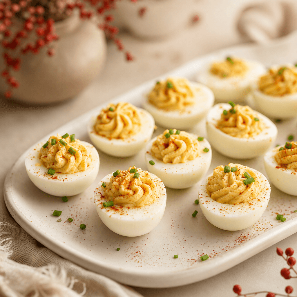Deviled eggs for catering — Vava Dessert Tables Toronto