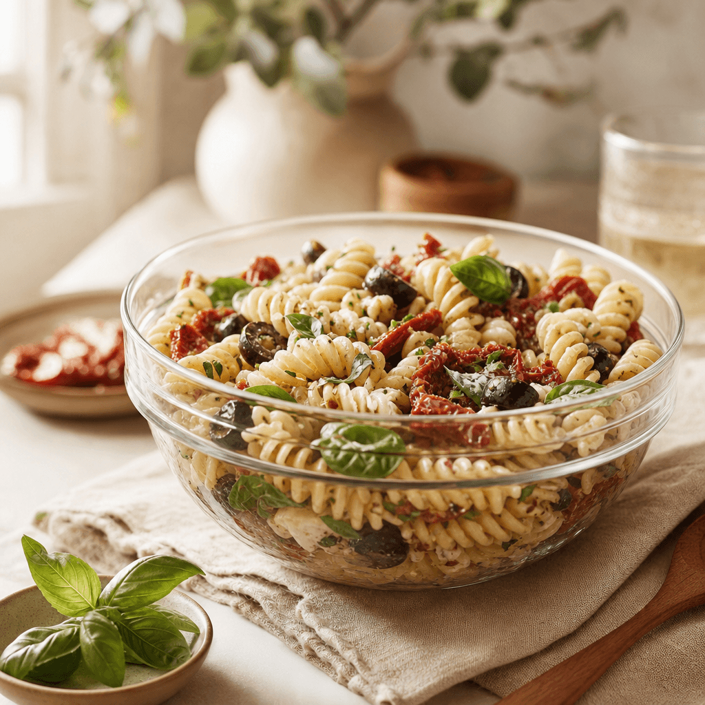 Pasta salad for catering — Vava Dessert Tables Toronto